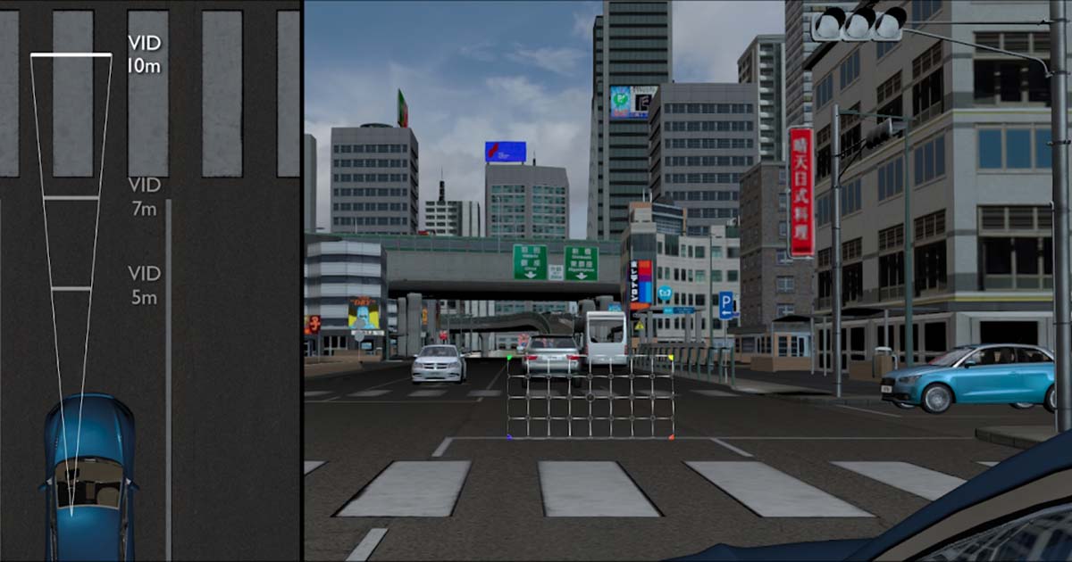 Traffic and driving simulator based on architecture of interactive motion