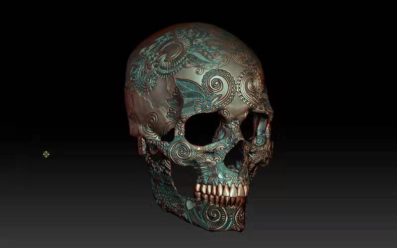 Articulated Skull Mask